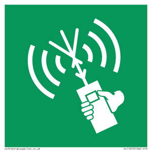 E051 safe condition 2way VHF radio